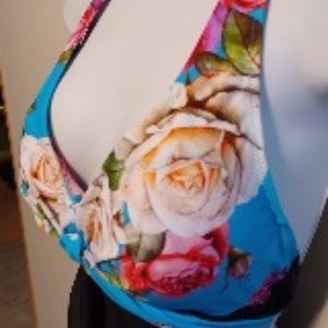 Brynn Halter Twist Front One-Piece Swimsuit